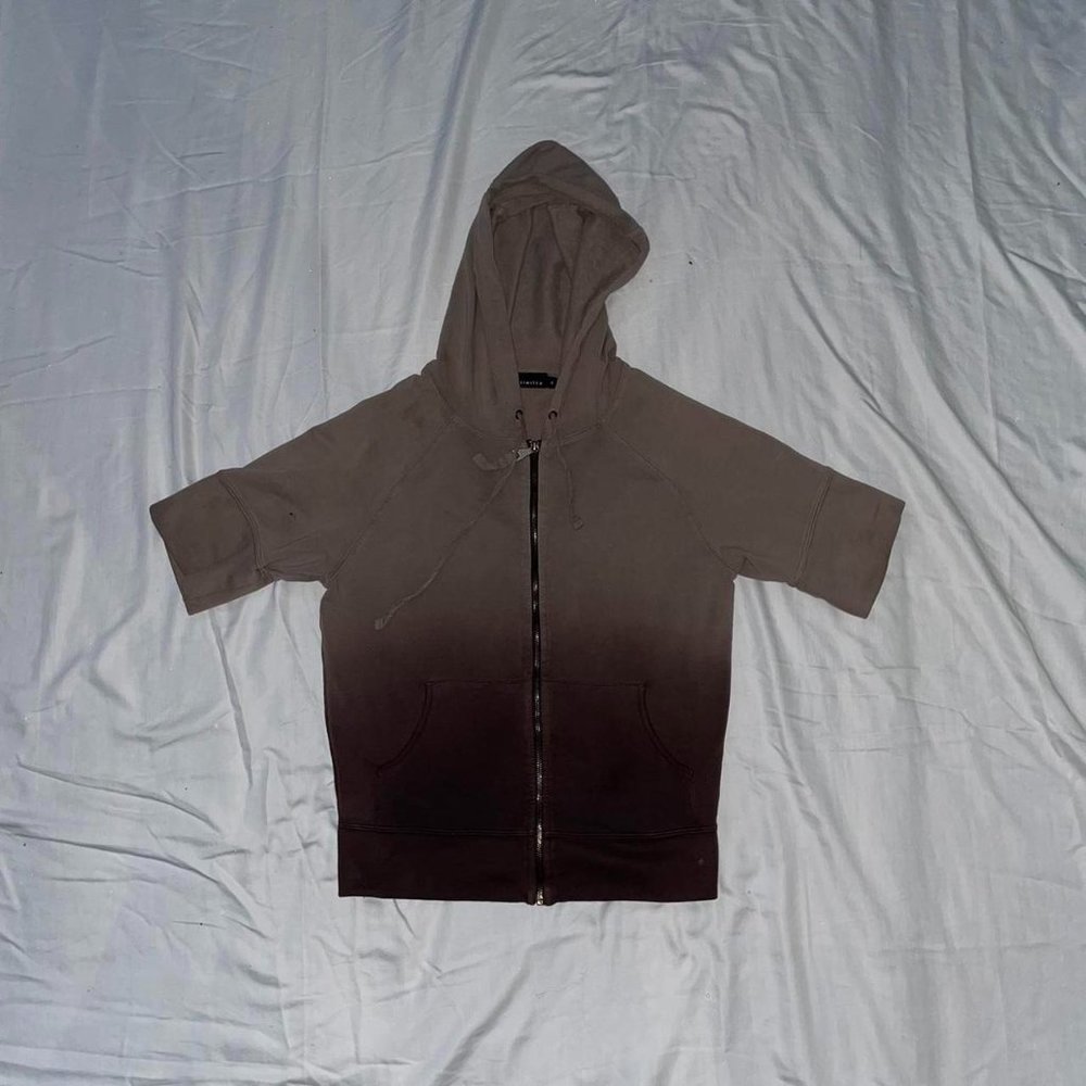 THE LIMITED two toned ombré short sleeve Y2K jacket
